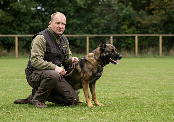Maîtres-chiens formés et professionnels